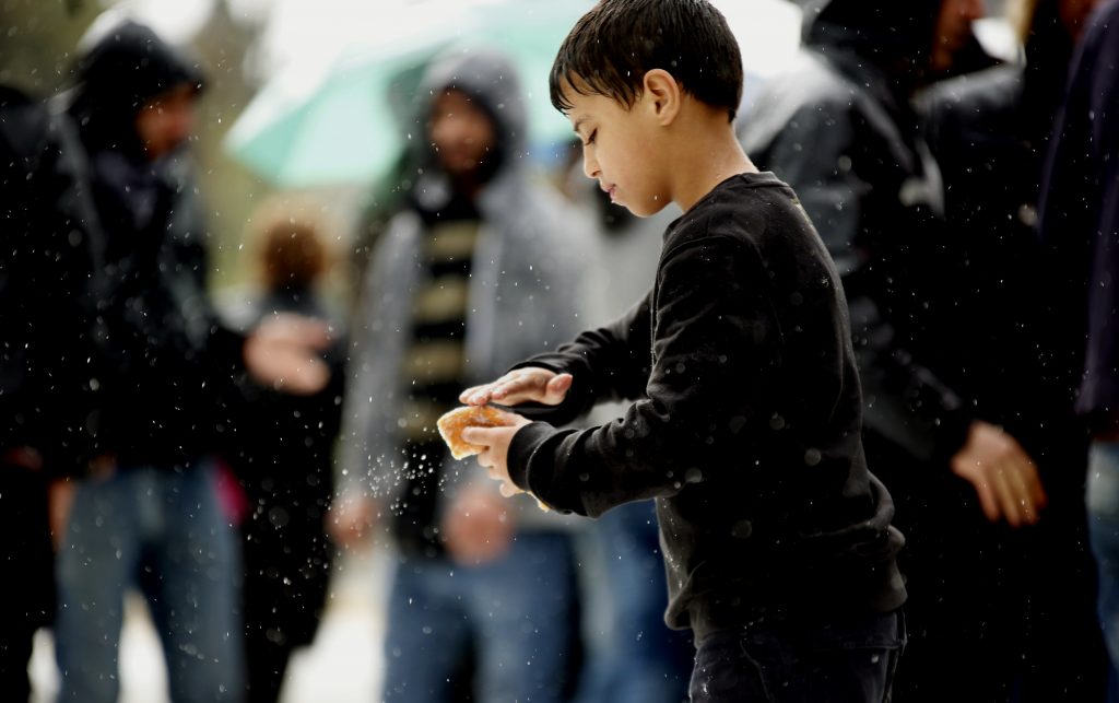 Ένταση με τους Σύρους πρόσφυγες στο Σύνταγμα