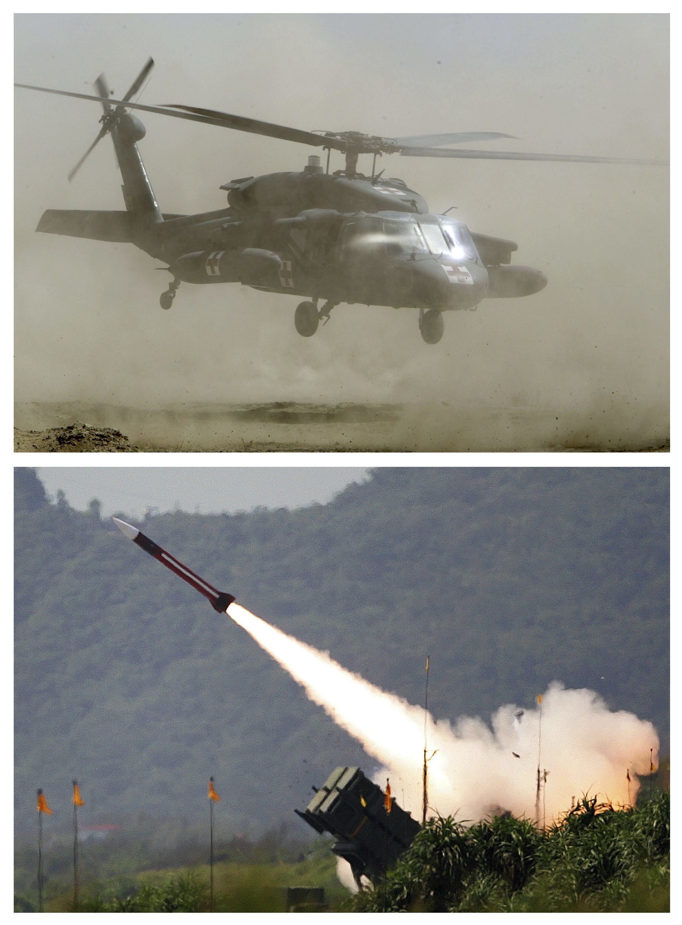 Οπλικά συστήματα από τις ΗΠΑ και ελικόπτερα από την Ευρώπη αγοράζει η Ταϊβάν. ΦΩΤΟ REUTERS