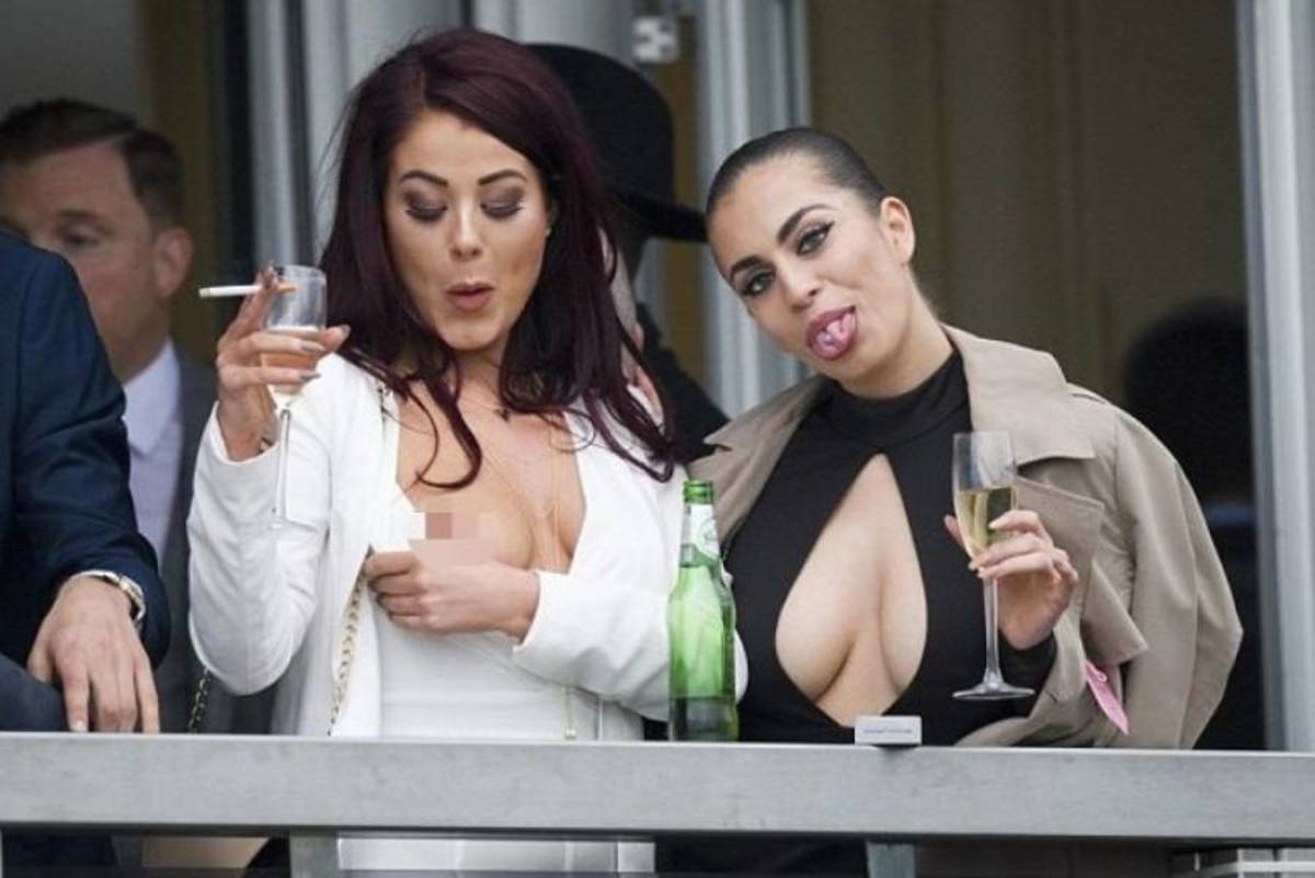 Άγγλοι ποδοσφαιριστές και μοντέλα τα.. πέταξαν σε ιπποδρομίες! (ΦΩΤΟ)