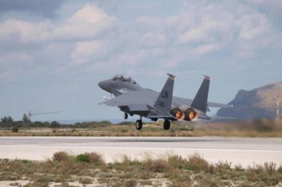 TOP GUN στην Κρήτη με αμερικανικά F – 15 και ελληνικά F – 16 – BINTEO