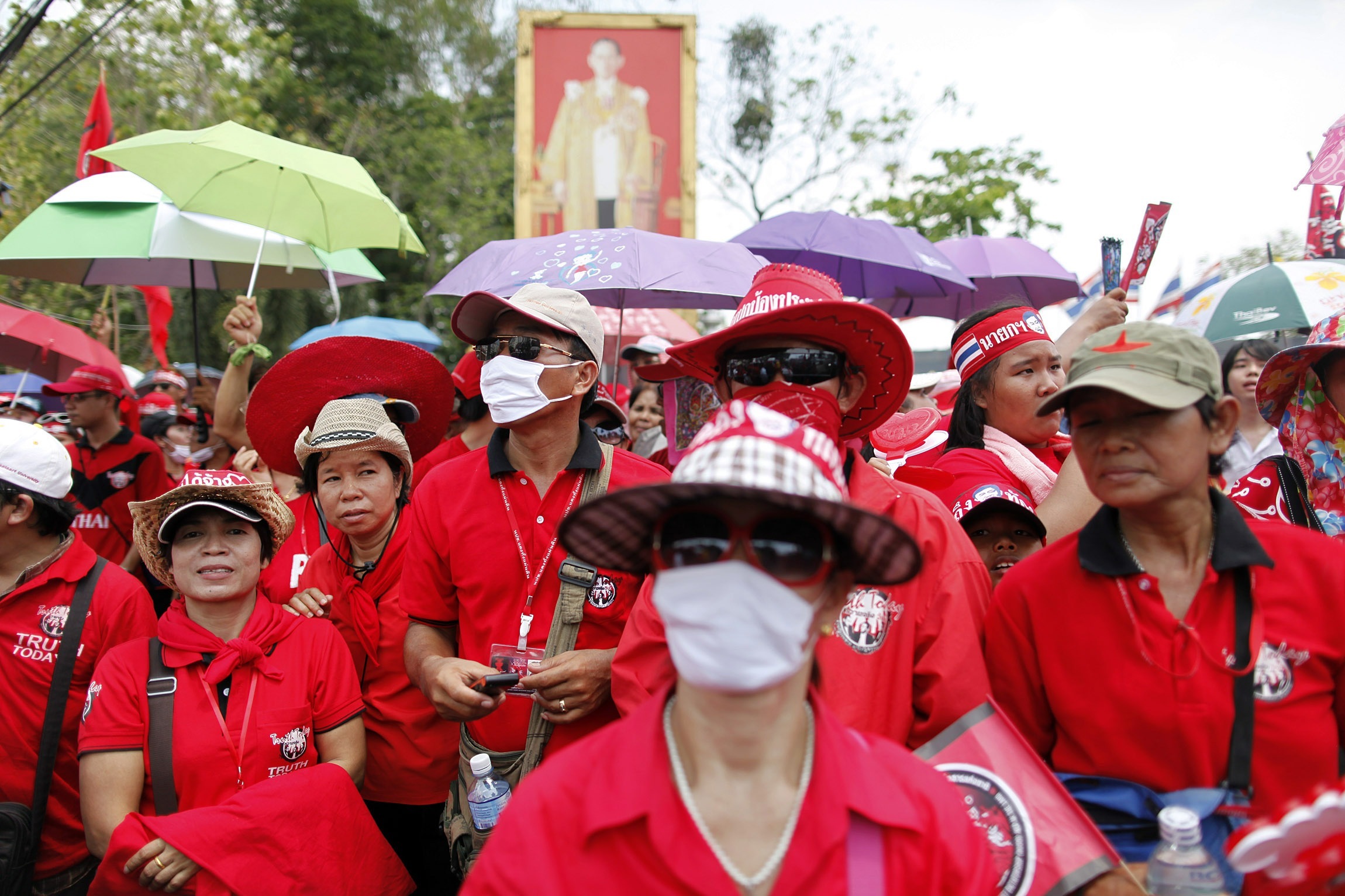 Διαδηλωτές ζητούν την παραίτηση του πρωθυπουργού της Ταϊλάνδης. ΦΩΤΟ REUTERS