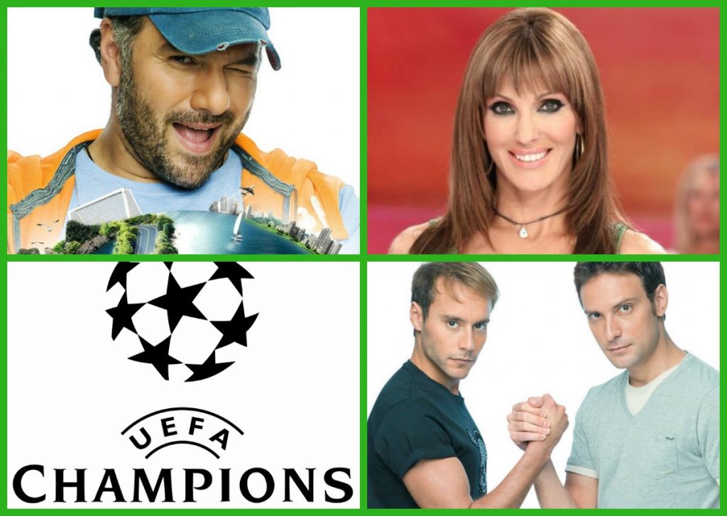 Αρναούτογλου, Χατζηβασιλείου, Champions League, Κλεμμένα Όνειρα… μεγάλη μάχη για την τηλεθέαση!
