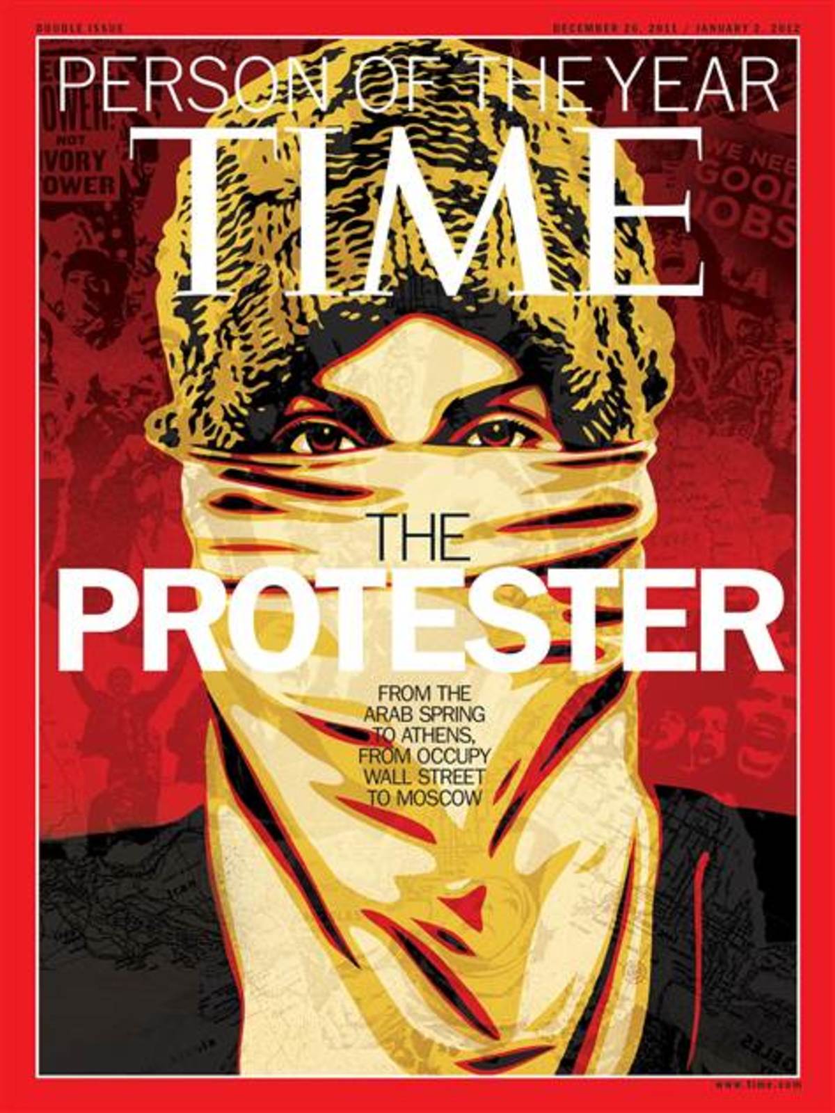 O «ανώνυμος διαδηλωτής» είναι το πρόσωπο της χρονιάς για τους συντάκτες του TIME