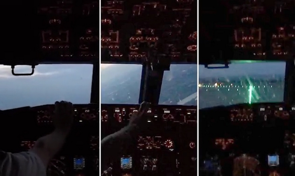 Εντυπωσιακό timelapse βίντεο προσγείωσης από πιλοτήριο (ΒΙΝΤΕΟ)