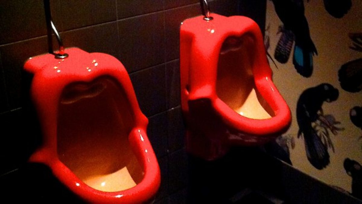 Σάλος με τις τουαλέτες πολυτελούς εστιατορίου σε σχήμα γυναικείου στόματος! ΦΩΤΟ