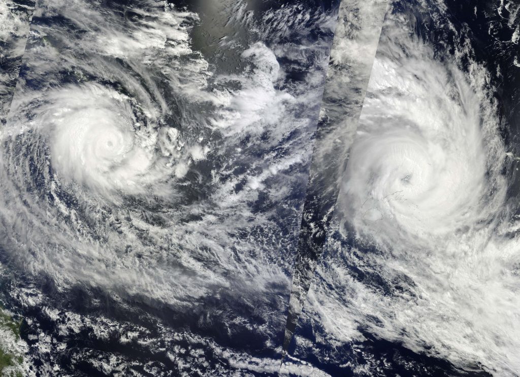 Δορυφορική εικόνα του κυκλώνα...ΦΩΤΟ REUTERS