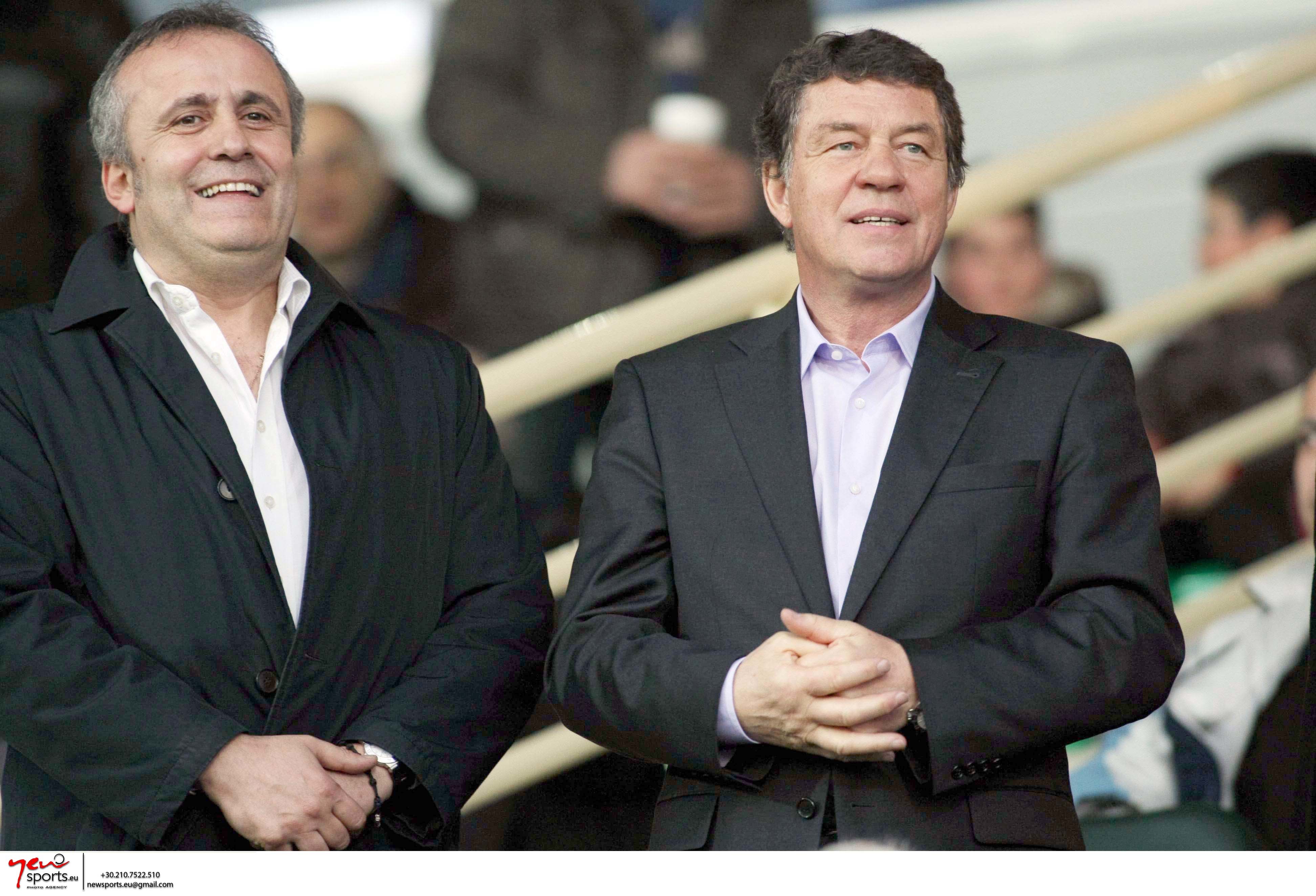 Ο Γιάννης Τοπαλίδης δίπλα στον Ότο Ρεχάγκελ