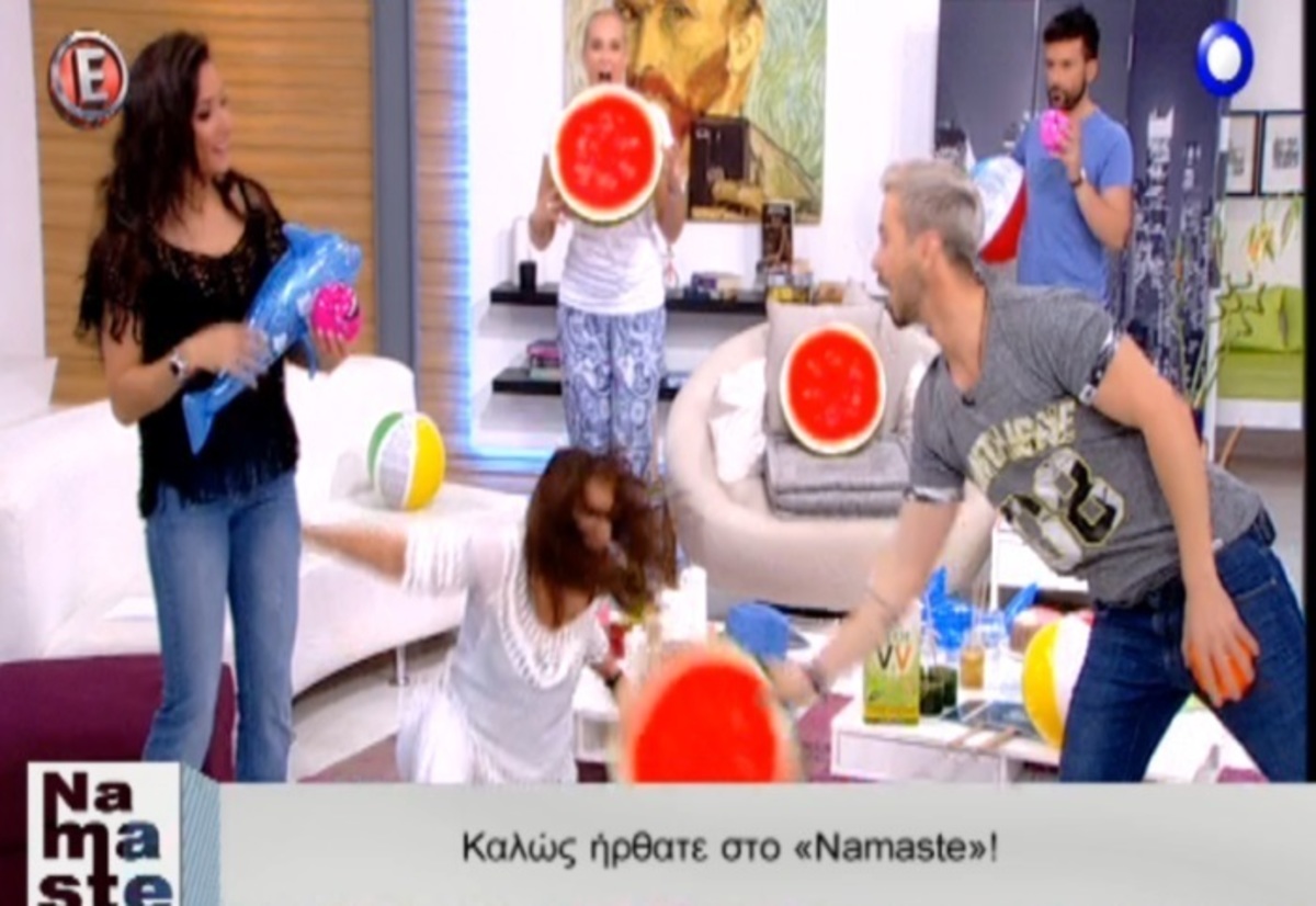 Απίστευτη τούμπα της Ναταλίας Γερμανού! Σωριάστηκε στο πλατό!
