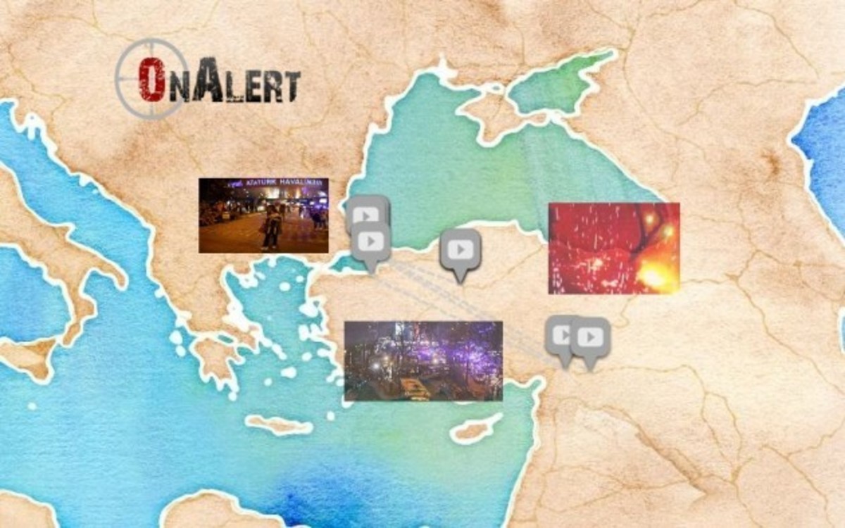 Σε έναν ΧΑΡΤΗ όλα τα ΒΙΝΤΕΟ ΣΟΚ από τις τρομοκρατικές επιθέσεις στην Τουρκία