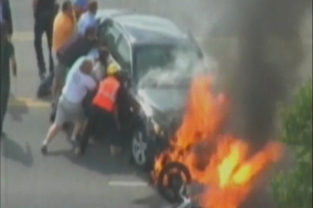 Συγκλονιστικές εικόνες από τροχαίο ατύχημα