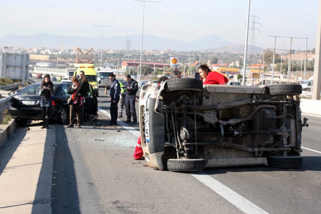 Τροχαίο με μια νεκρή και τέσσερις τραυματίες στο Ηράκλειο