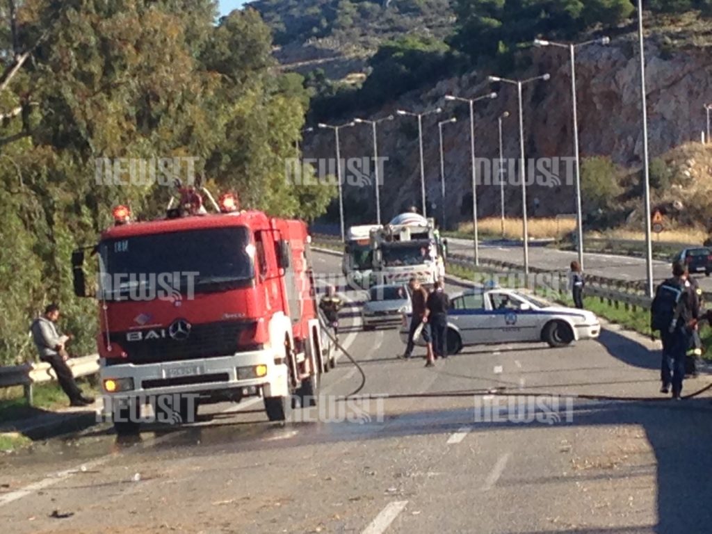 Φριχτό τροχαίο στον περιφερειακό του Αιγάλεω – Νεκρός ένας άνδρας – ΦΩΤΟ