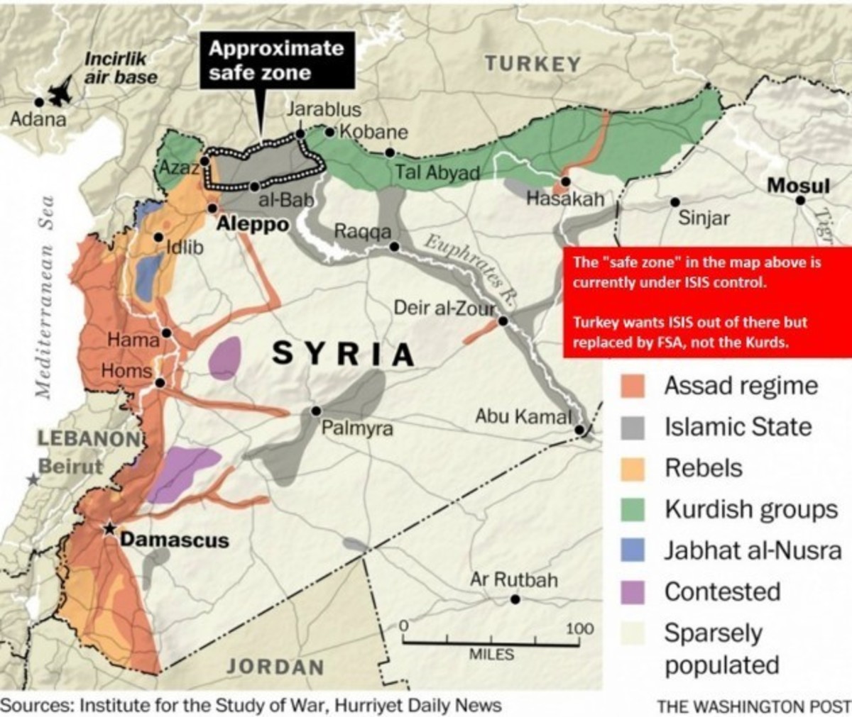 Ο χάρτης της εισβολής των Τούρκων στη Συρία – Τι επιδιώκουν