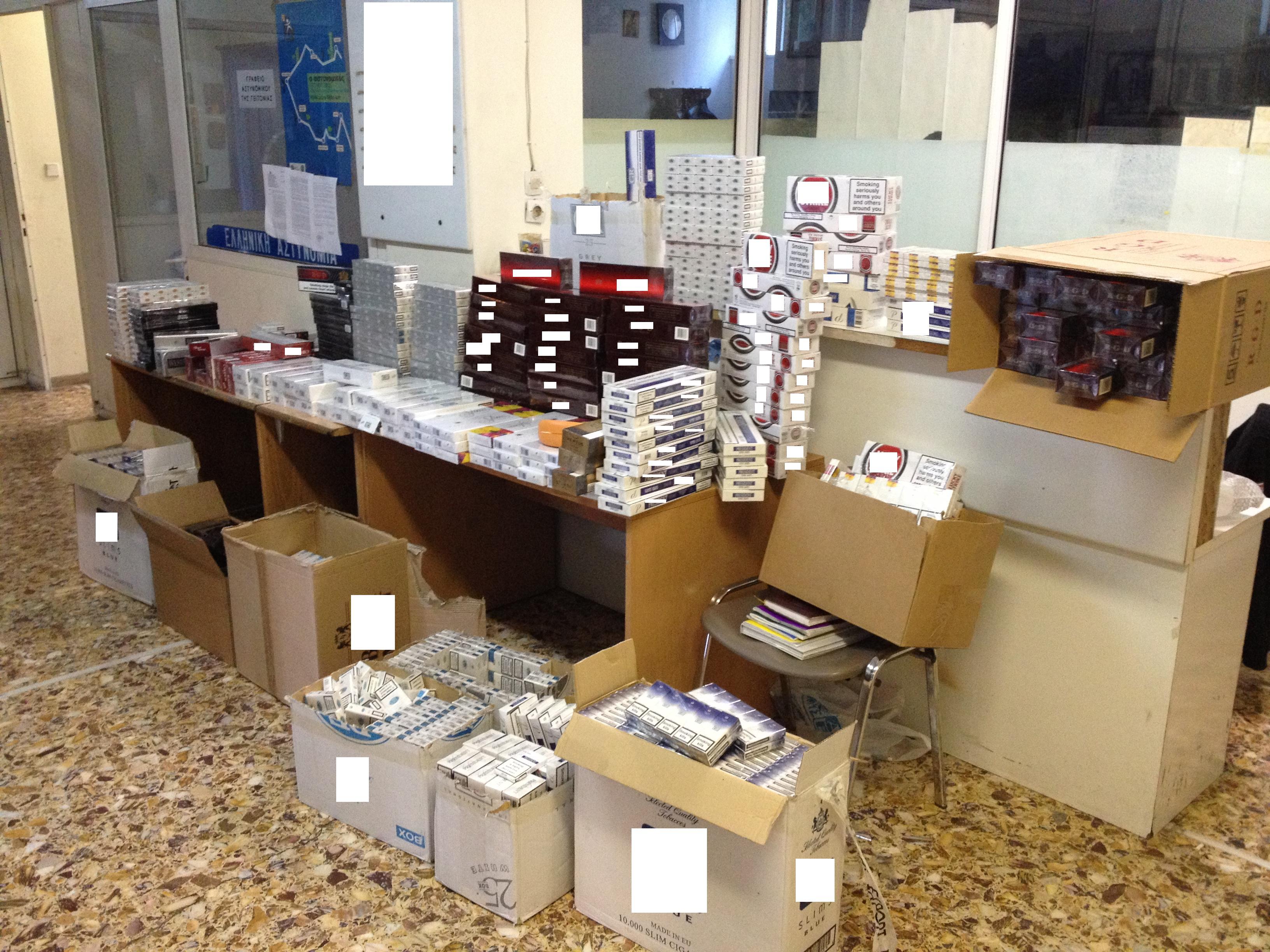 Θεσσαλονίκη: Εξάρθρωση σπείρας για διακίνηση λαθραίων τσιγάρων