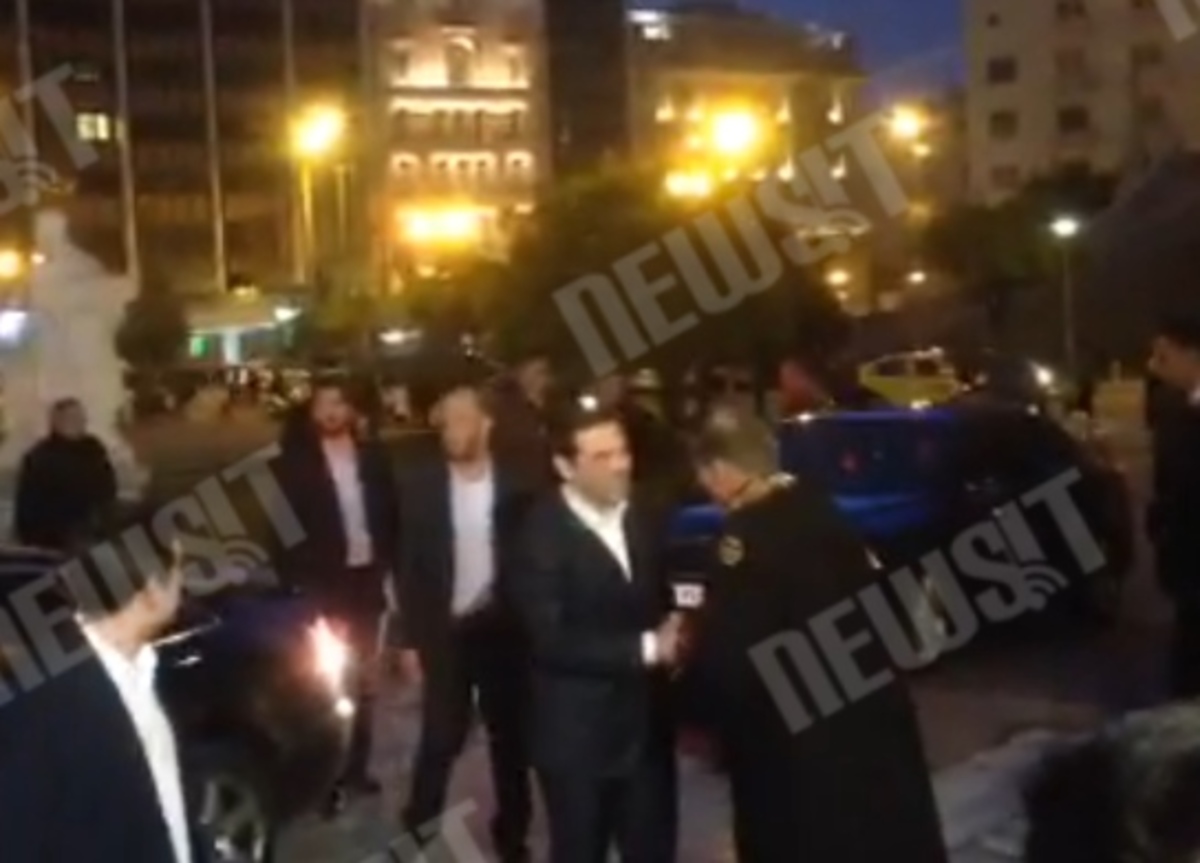 Οι αφίξεις στην Πρυτανεία