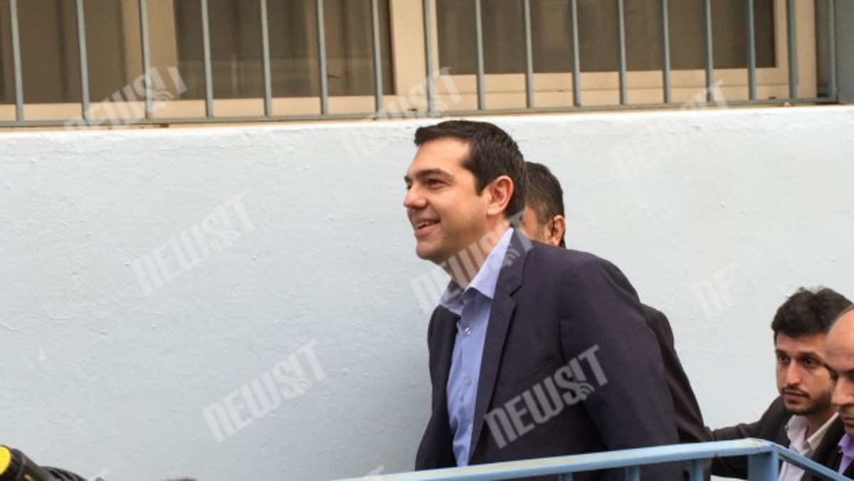 Η άφιξη του Τσίπρα