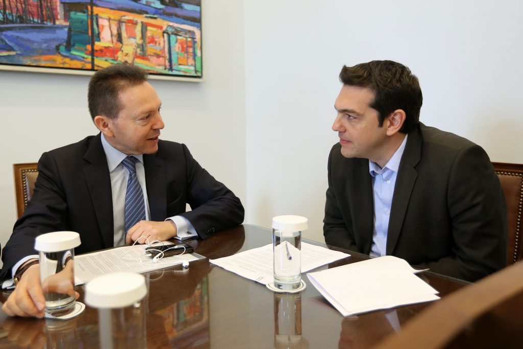 Συνάντηση Τσίπρα – Στουρνάρα