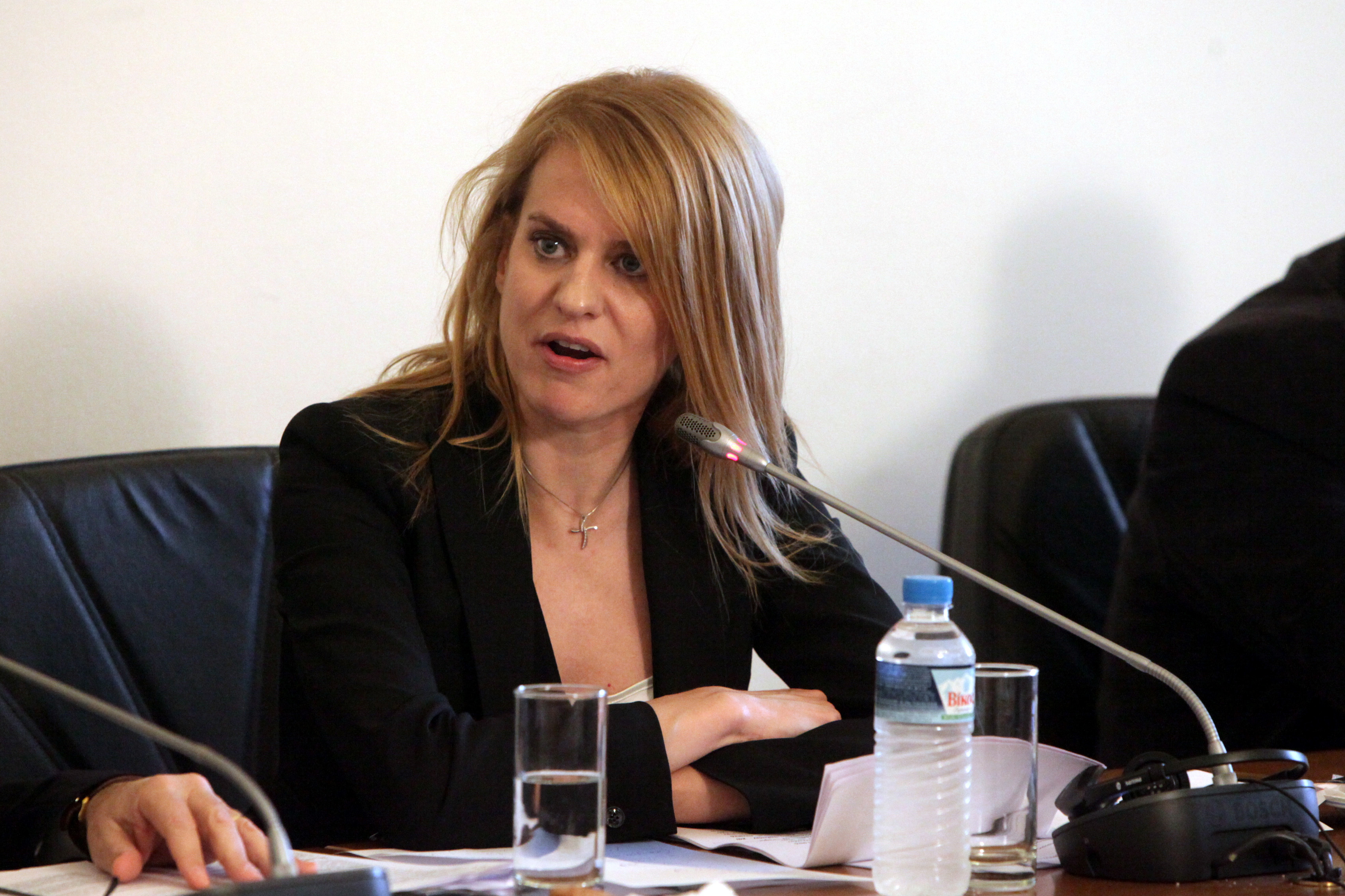 ΦΩΤΟ AΡΧΕΙΟΥ EUROKINISSI- Oμιλία της βουλευτού του ΠΑΣΟΚ