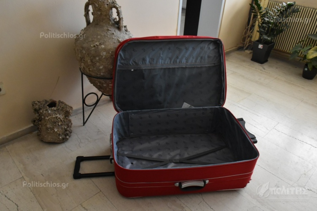 Χίος: Προσπάθησε να διαφύγει μέσα σε βαλίτσα! [vid]