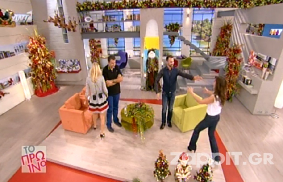 Η Βανδή μπήκε στο Πρωινό και αγκάλιασε συγκινημένη τον Καπουτζίδη