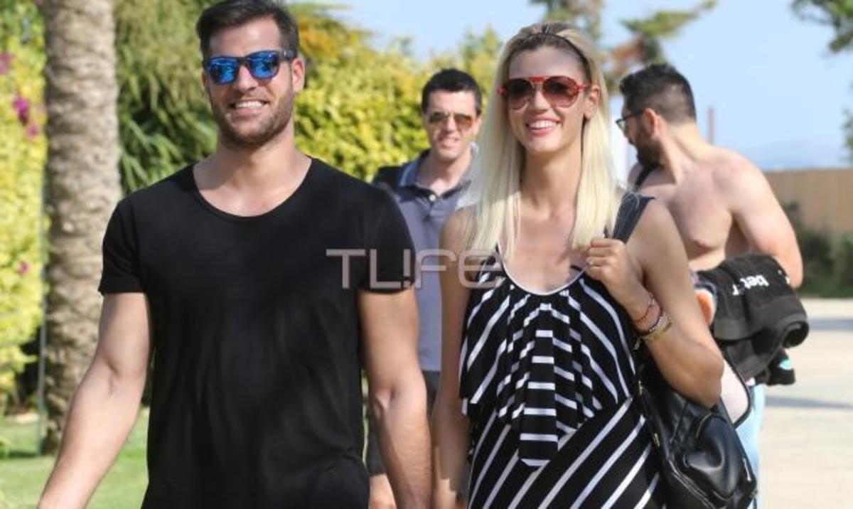 Γιάννης Εμμανουηλίδης και Βάσω Κολλιδά! Βόλτα στην παραλιακή περιμένοντας τον ερχομό τους παιδιού τους