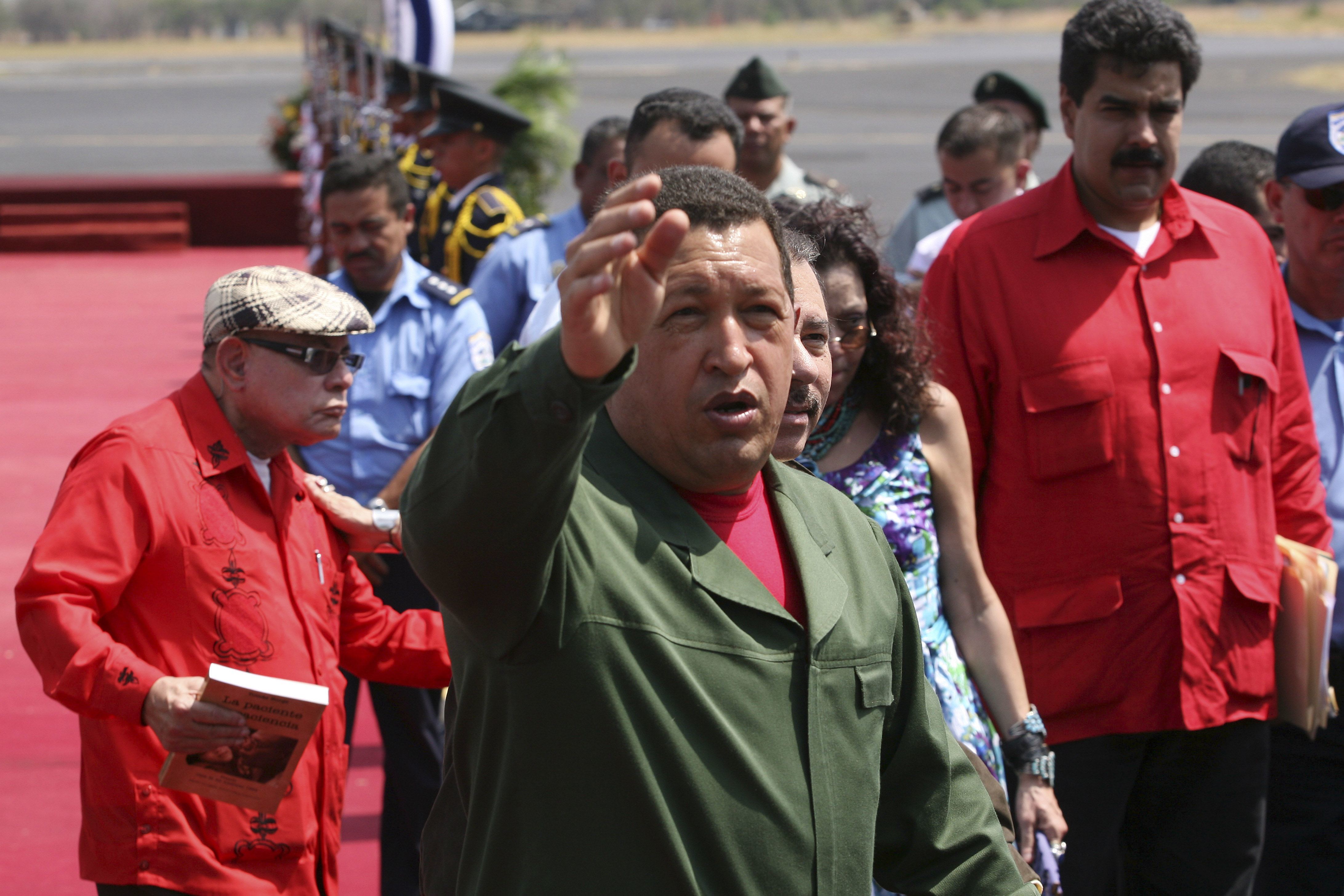 Ο πρόεδρος της Βενεζουέλας Ούγκο Τσάβες τα έβαλε με τους "αντεπαναστάτες". ΦΩΤΟ REUTERS