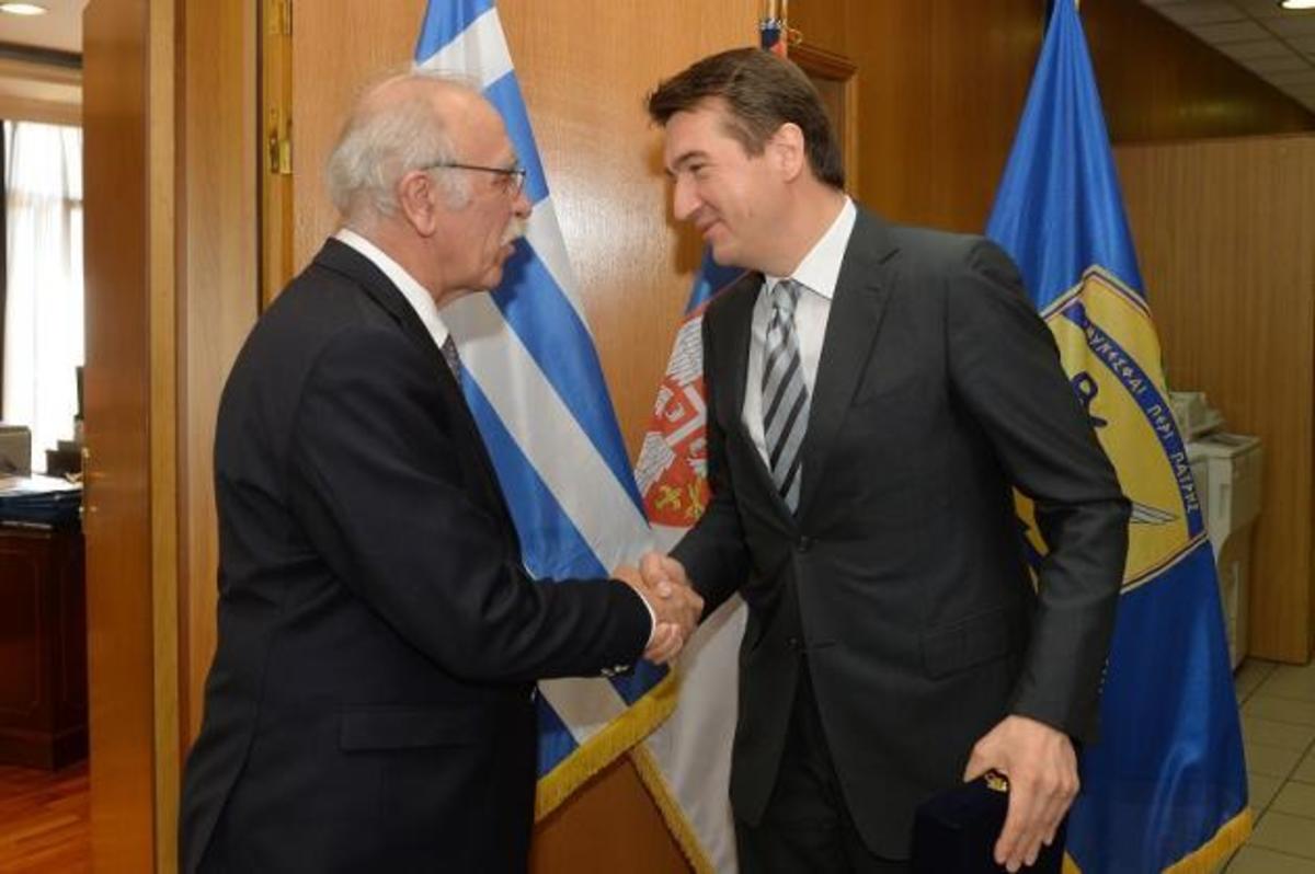 Συνάντηση Αναπληρωτή Υπουργού Εθνικής Άμυνας με τον Πρέσβη της Σερβίας