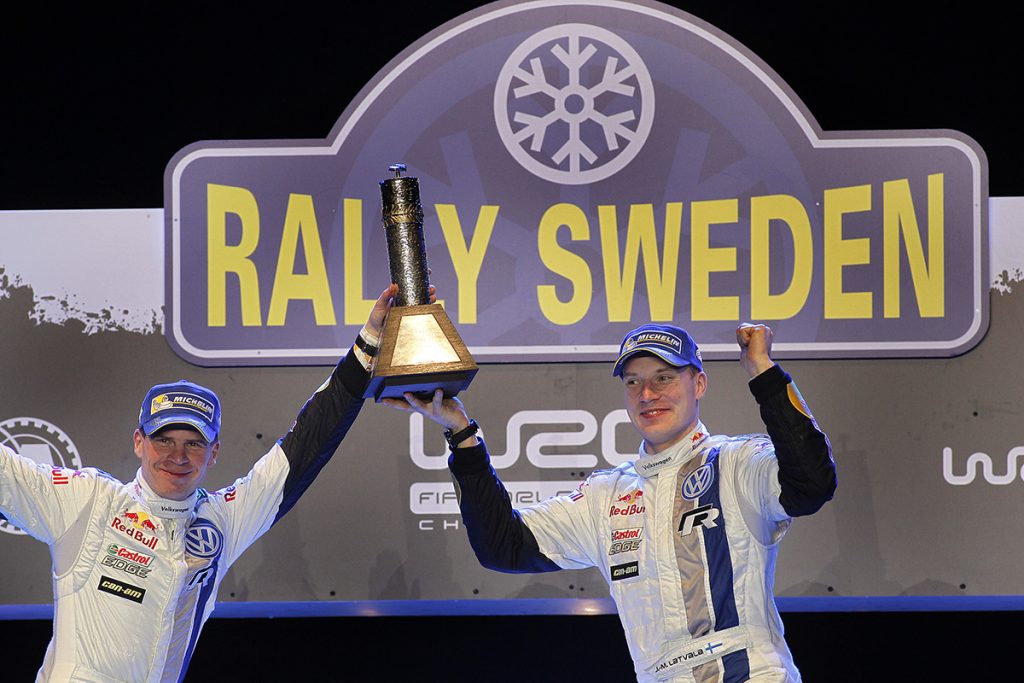 WRC: Νίκη του Latvala και «ένα-δύο» της VW στο Ράλι Σουηδίας