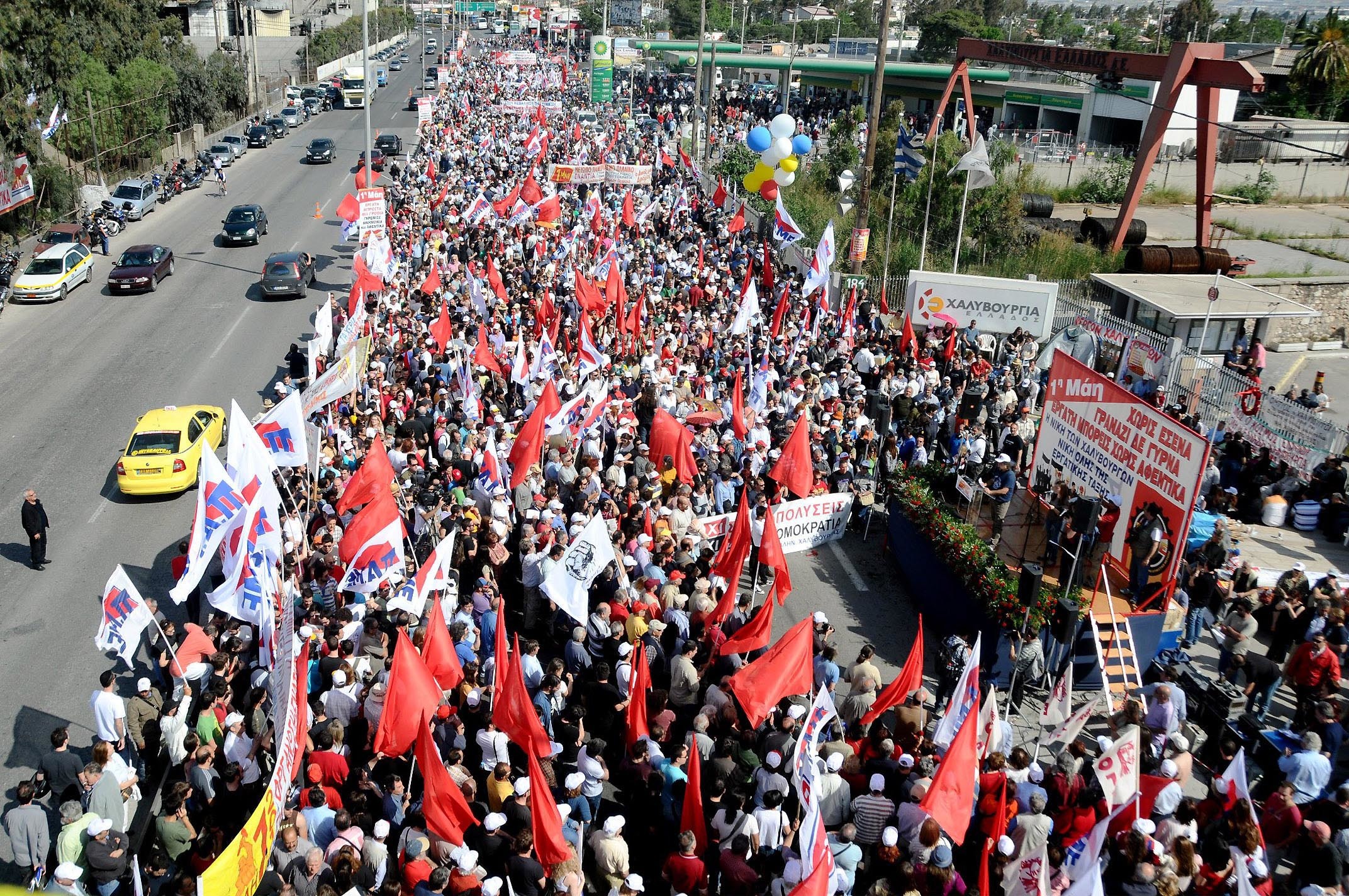 ΚΚΕ: Κυβέρνηση κι εργοδοσία τα “έκαναν πλακάκια” για να σταματήσει η απεργία στη Χαλυβουργία
