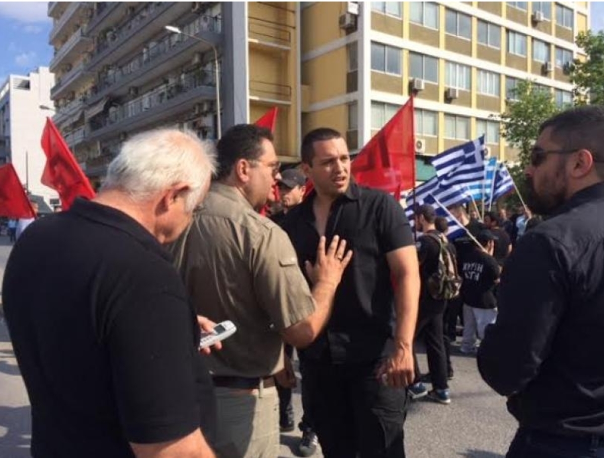 Θεσσαλονίκη: Ένταση μεταξύ χρυσαυγιτών – αντιφασιστών στην πλατεία Δυρραχίου (VIDEO)