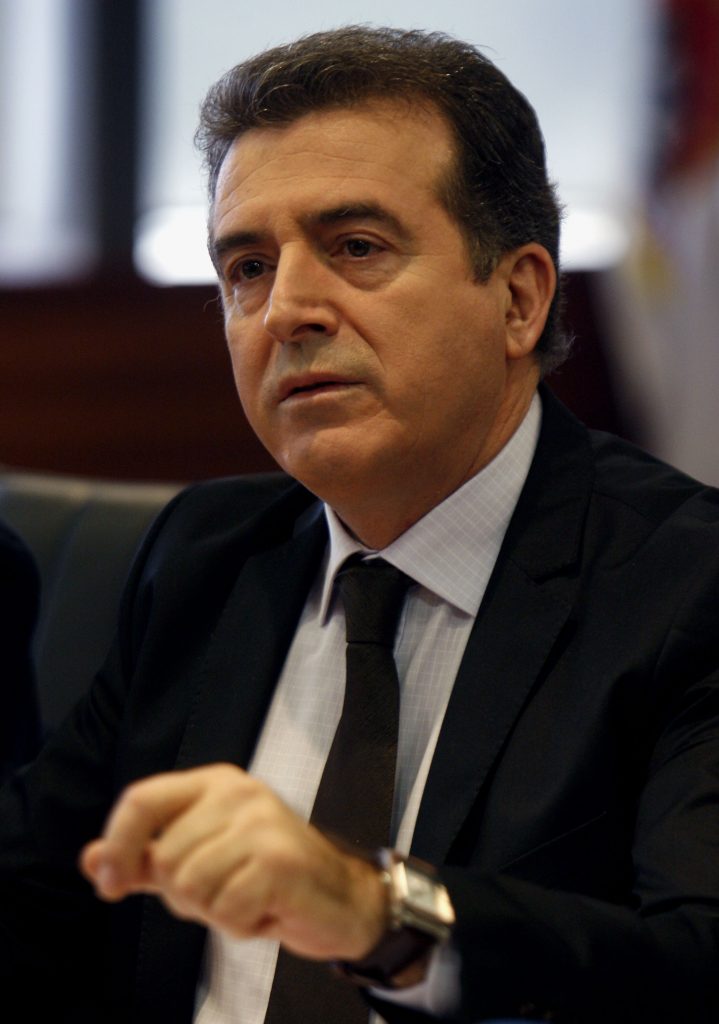 Ο υπουργός Προστασίας του Πολίτη Μ.Χρυσοχοϊδης. ΦΩΤΟ EUROKINISSI
