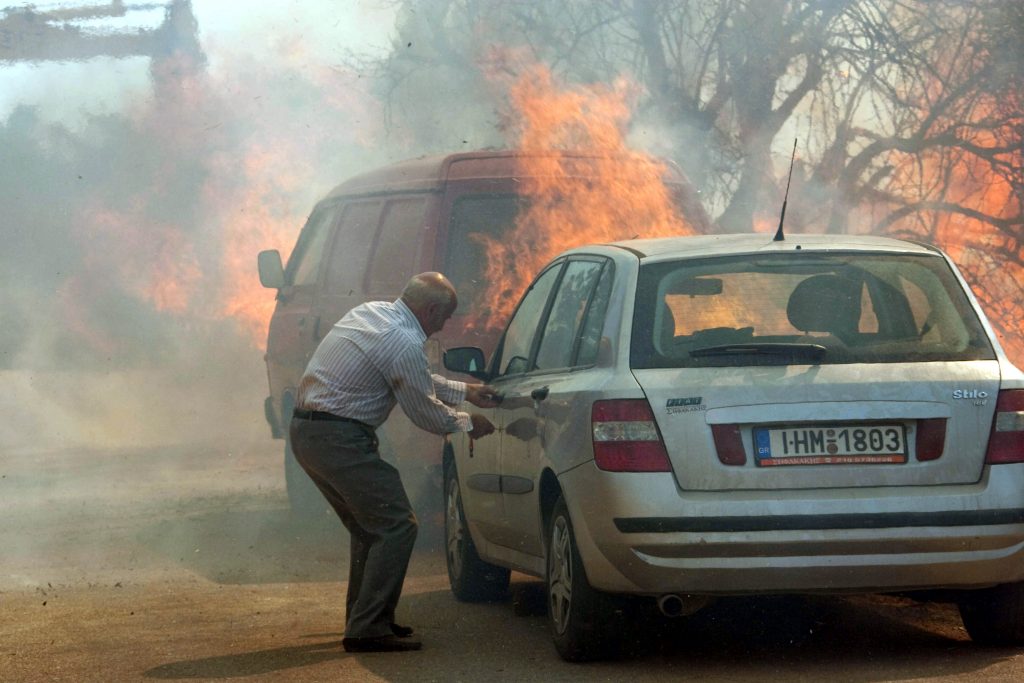 Πυρκαγιά στο ΧΥΤΑ της Πάτρας – Αποπνικτική η ατμόσφαιρα στην πόλη