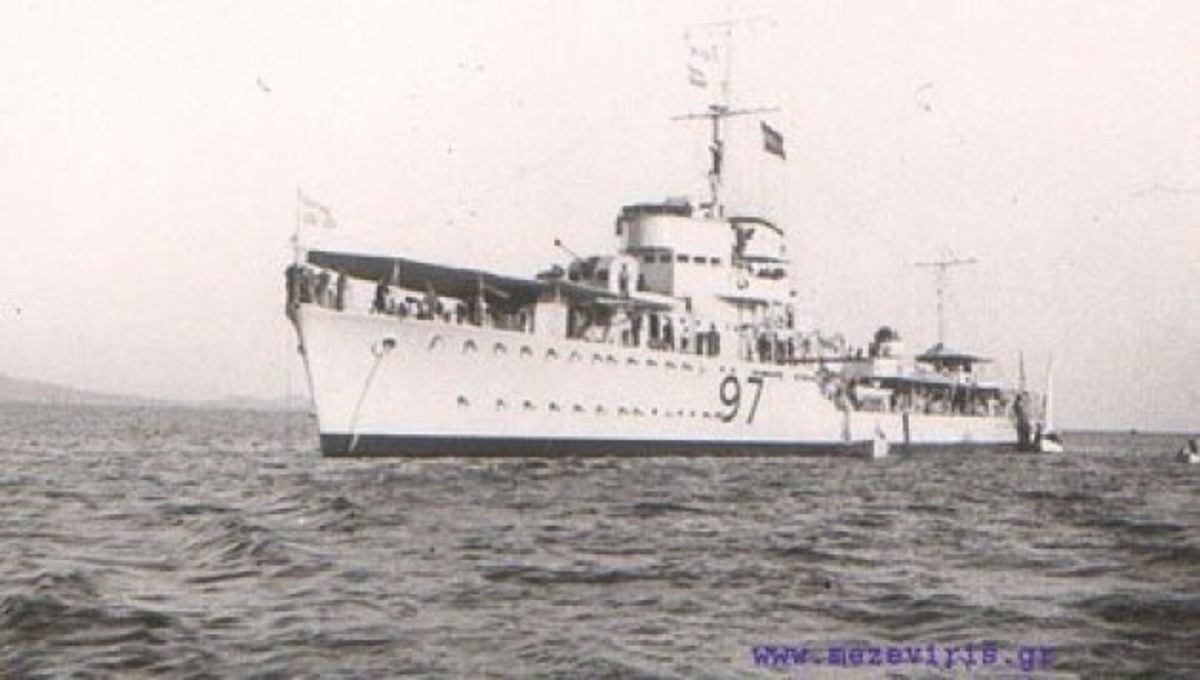 Η βύθιση του αντιτορπιλικού “ΥΔΡΑ” απο τους Ναζί – Μια συγκλονιστική μαρτυρία