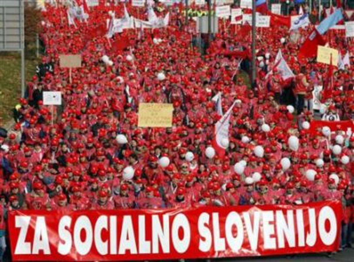 Σλοβενία: Διαμαρτυρίες κατά των μέτρων λιτότητας τον Νοέμβριο