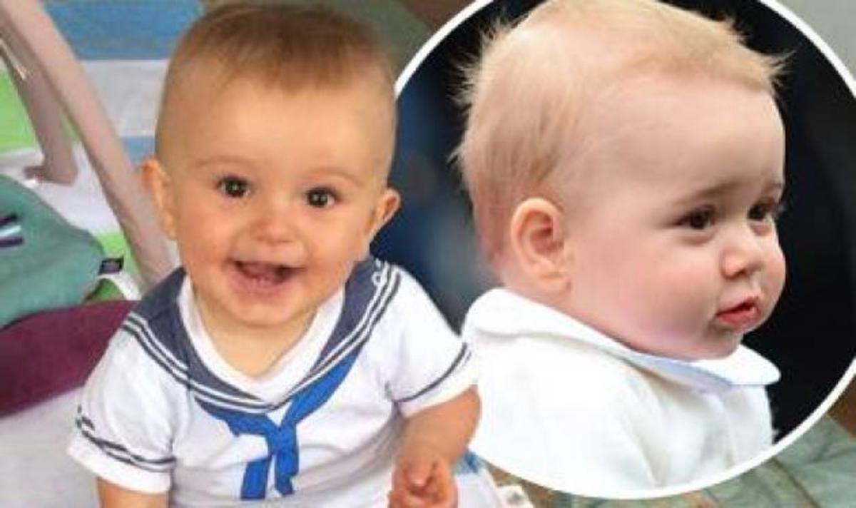 Ποιο είναι το μωράκι που είναι ολόιδιο ο πρίγκιπας George;