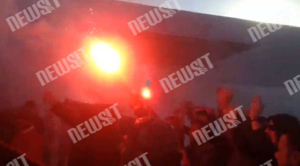 Η άφιξη του Ολυμπιακού