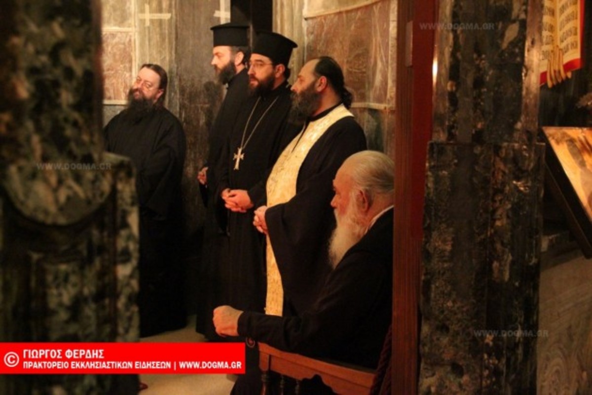 Στο μοναστήρι που ήταν Ηγούμενος γιόρτασε την επέτειο του ο Αρχιεπίσκοπος
