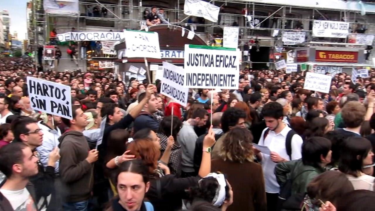 “Έξωση” και στους ισπανούς Αγανακτισμένους