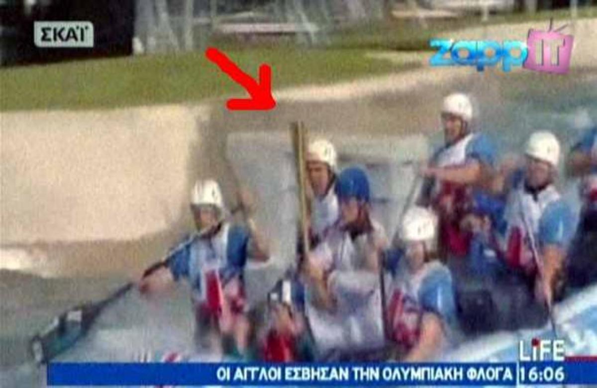 Οι Άγγλοι κατάφεραν να σβήσουν την Ολυμπιακή φλόγα!