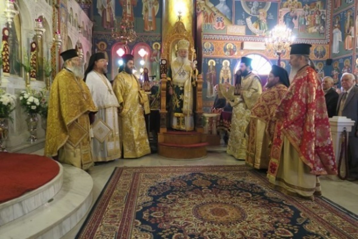 Ο εορτασμός της Αγίας Βαρβάρας στη Λαμία