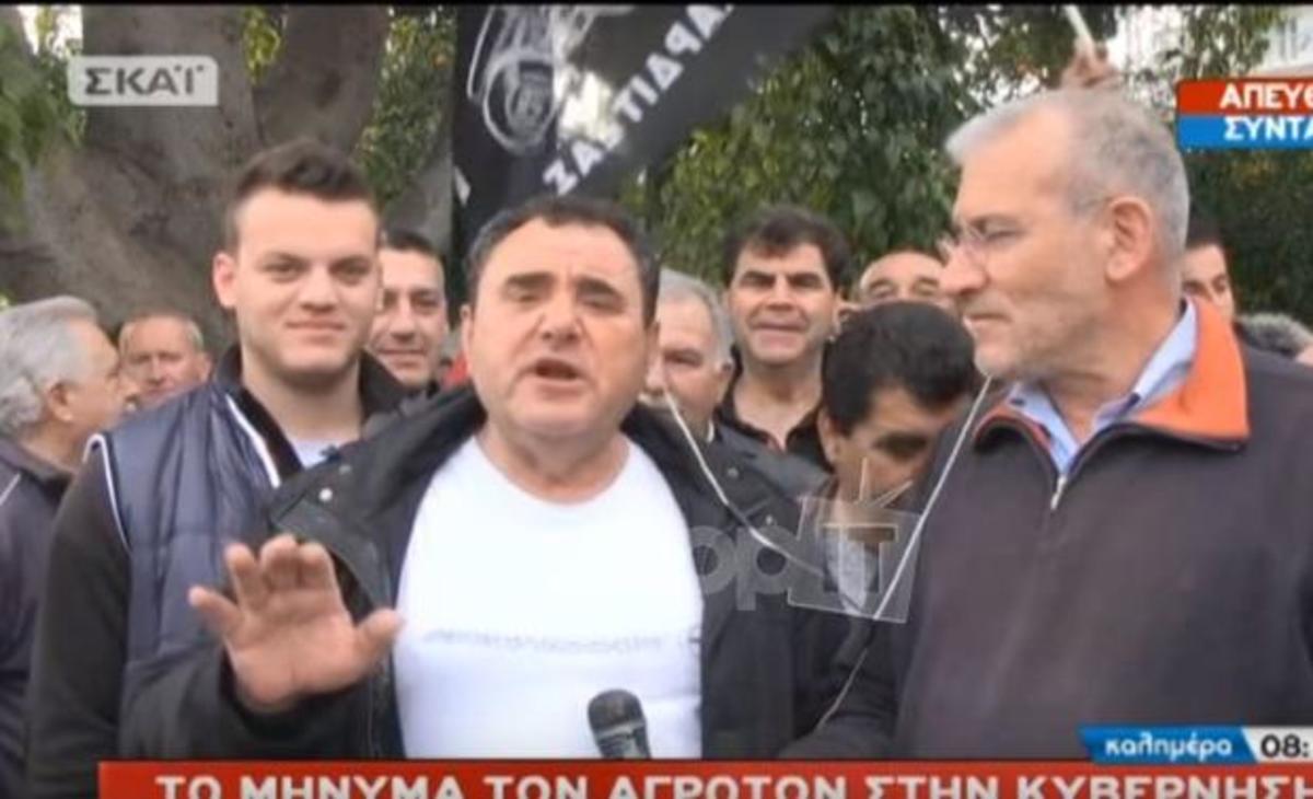 Ο αγρότης με τα κωλ…μάγουλα “ξαναχτύπησε”! «Δεν φοβόμαστε μην παγώσουν τα… τέτοια μας»!