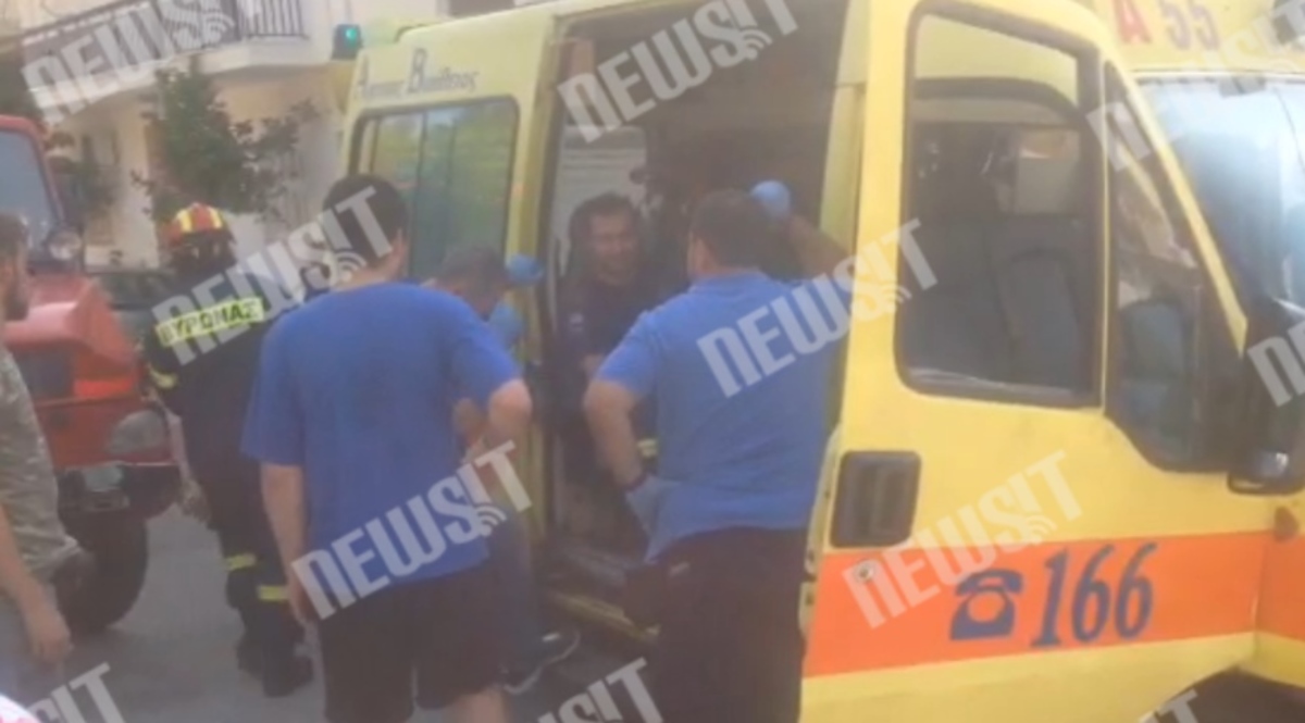 Χάνει αισθήσεις ο πυροσβέστης