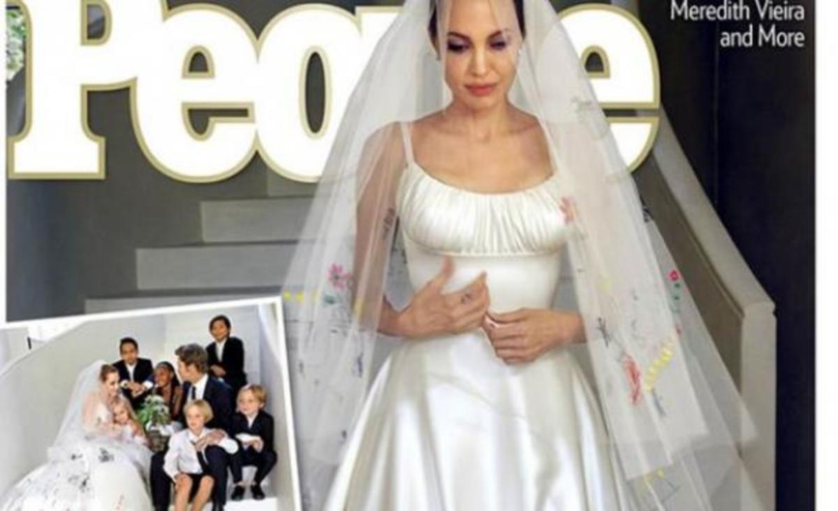 Angelina Jolie: Δες με τι παρομοιάζουν το νυφικό της στο εξωτερικό!