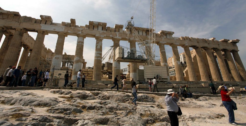 Τα έργα αναστήλωσης στην Ακρόπολη