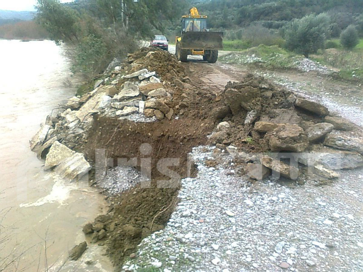 Ηλεία: Βγήκε στο δρόμο ο Αλφειός…
