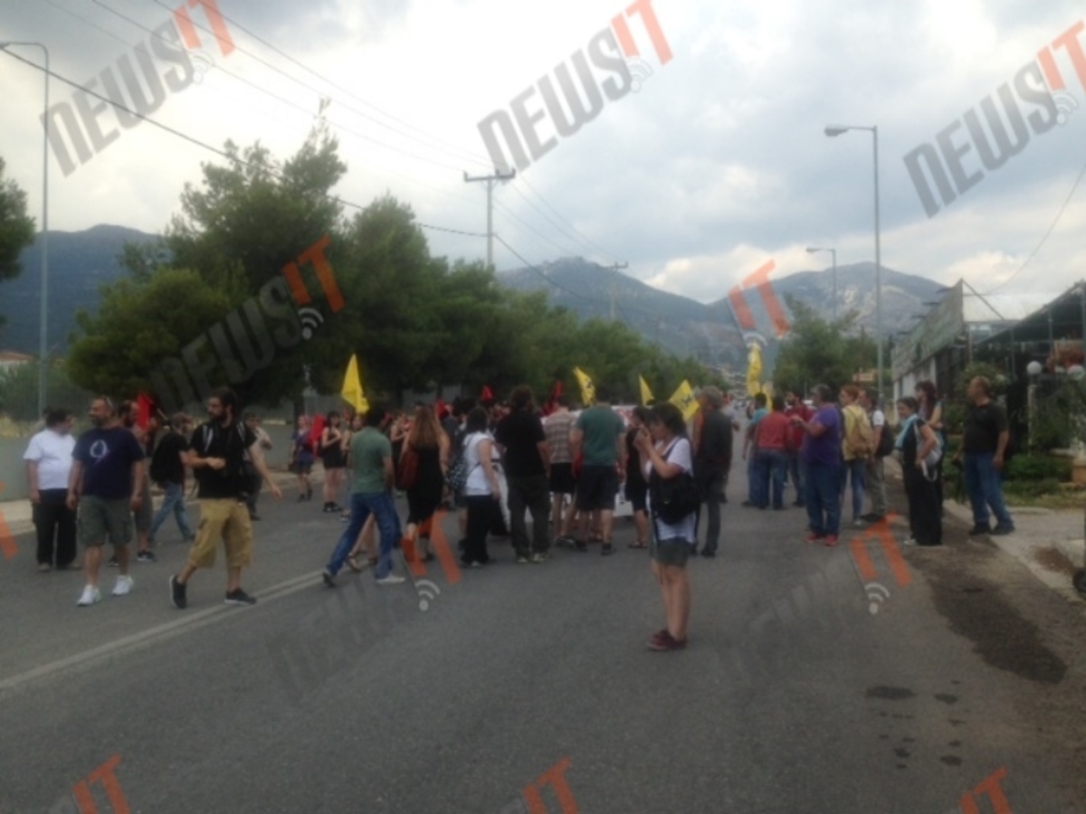 Πορεία διαμαρτυρίας στην Αμυγδαλέζα (ΦΩΤΟ & VIDEO)