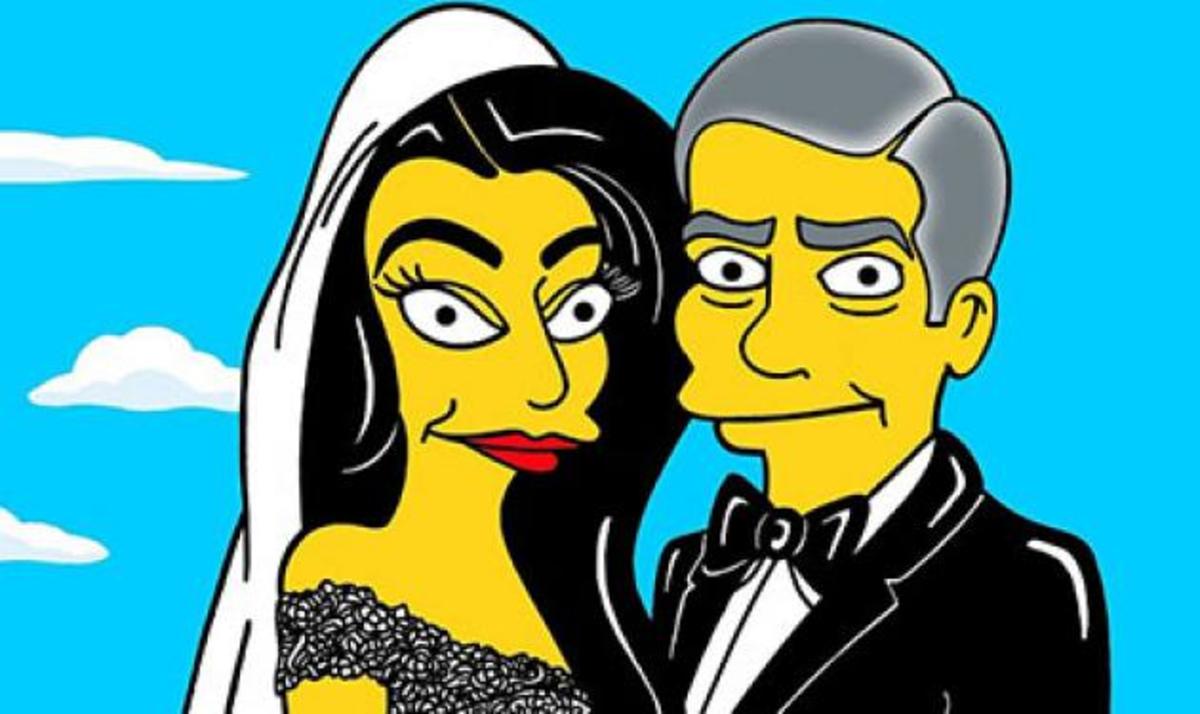 George Clooney – Amal Alamuddin: Έγιναν cartoons!