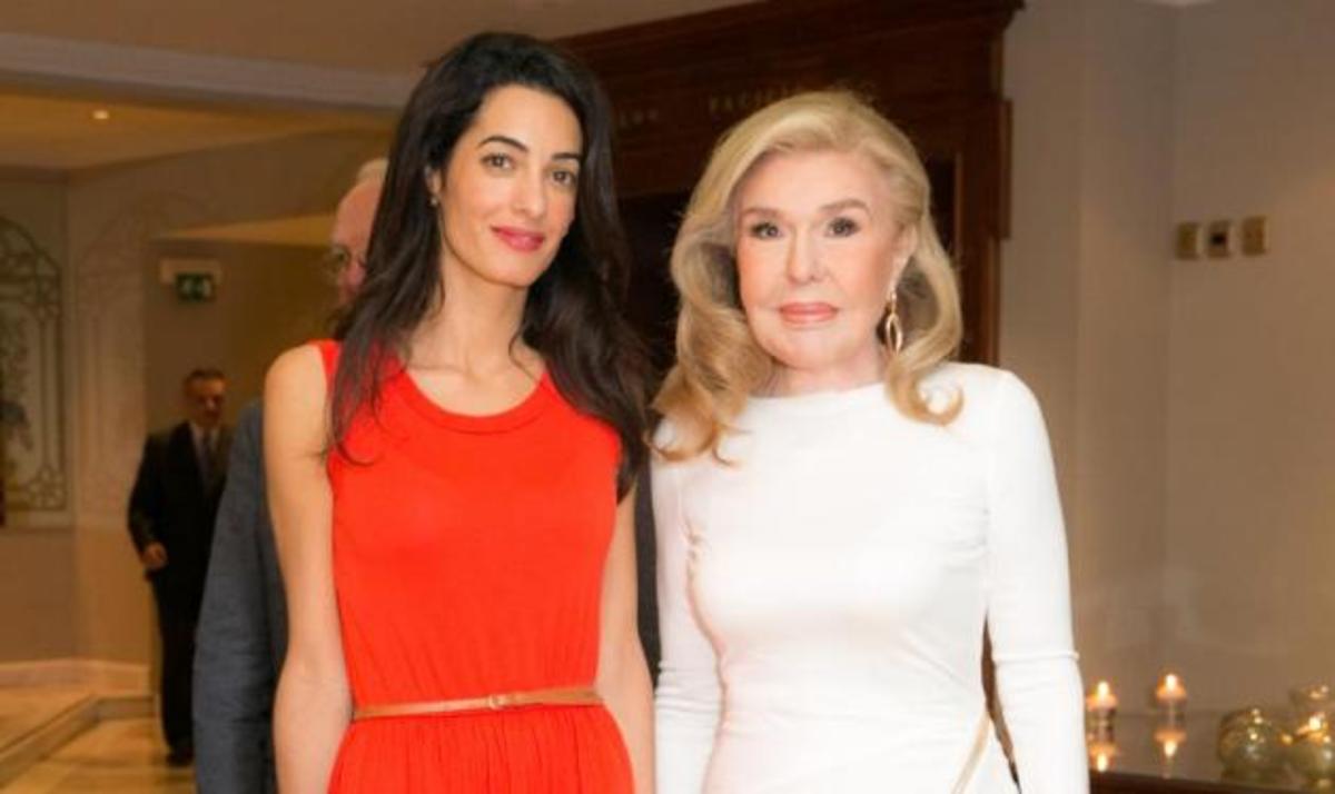 Amal Alamuddin: Δες φωτογραφίες μέσα από το prive δείπνο με την Βαρδινογιάννη!