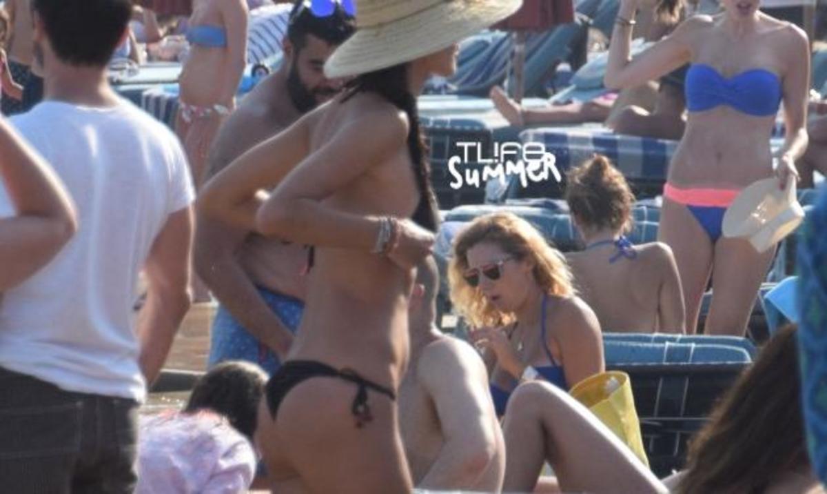 Η Alessandra Ambrosio τρέλανε τη Μύκονο με το μικροσκοπικό μπικίνι της! Βίντεο