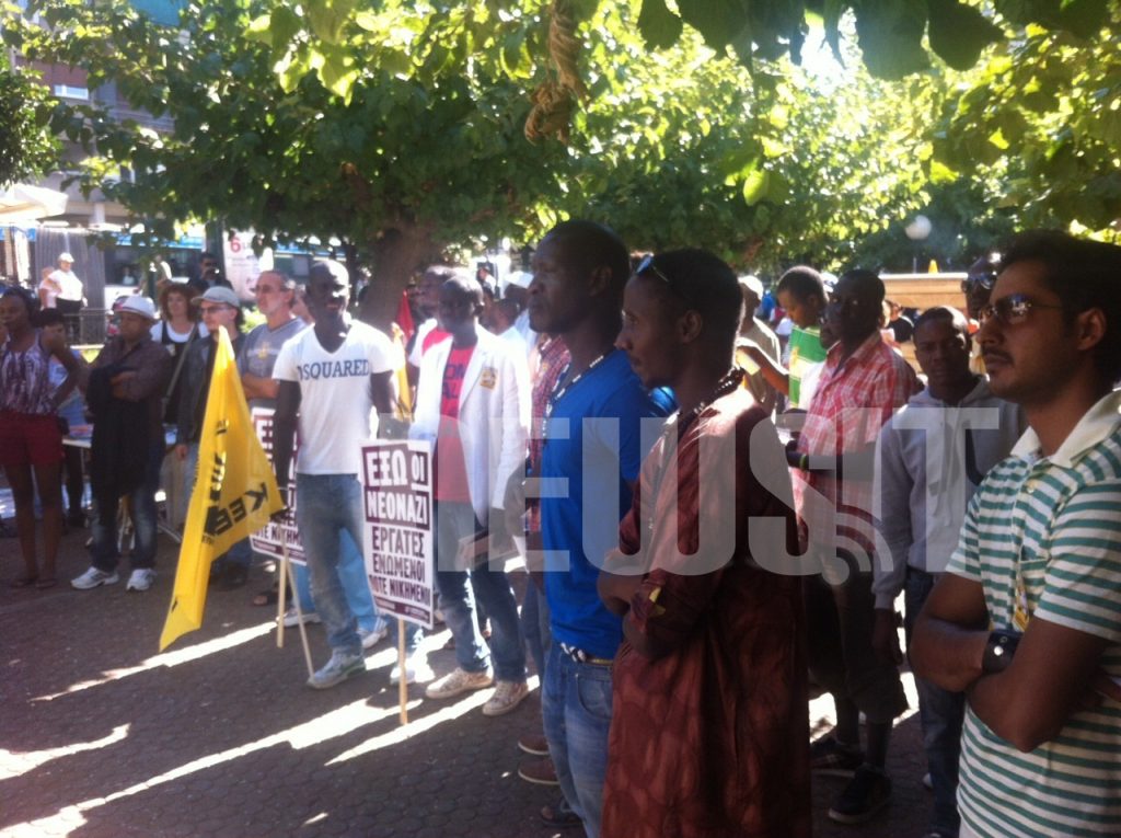 Αντιφασιστικές διαδηλώσεις σε πλ.Αμερικής, Ν.Ηράκλειο και Καλλιθέα